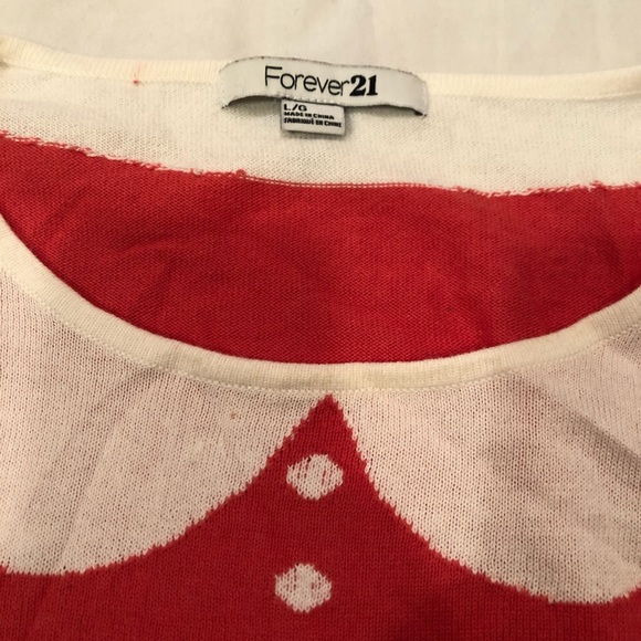 Coral Sweater with Faux Elbow Pads - Picture 3 of 5